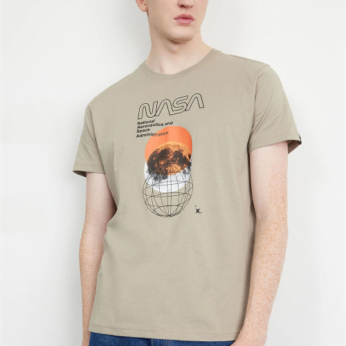 Alpha Industries Ανδρική κοντομάνικη μπλούζα Nasa Orbit T-Shirt